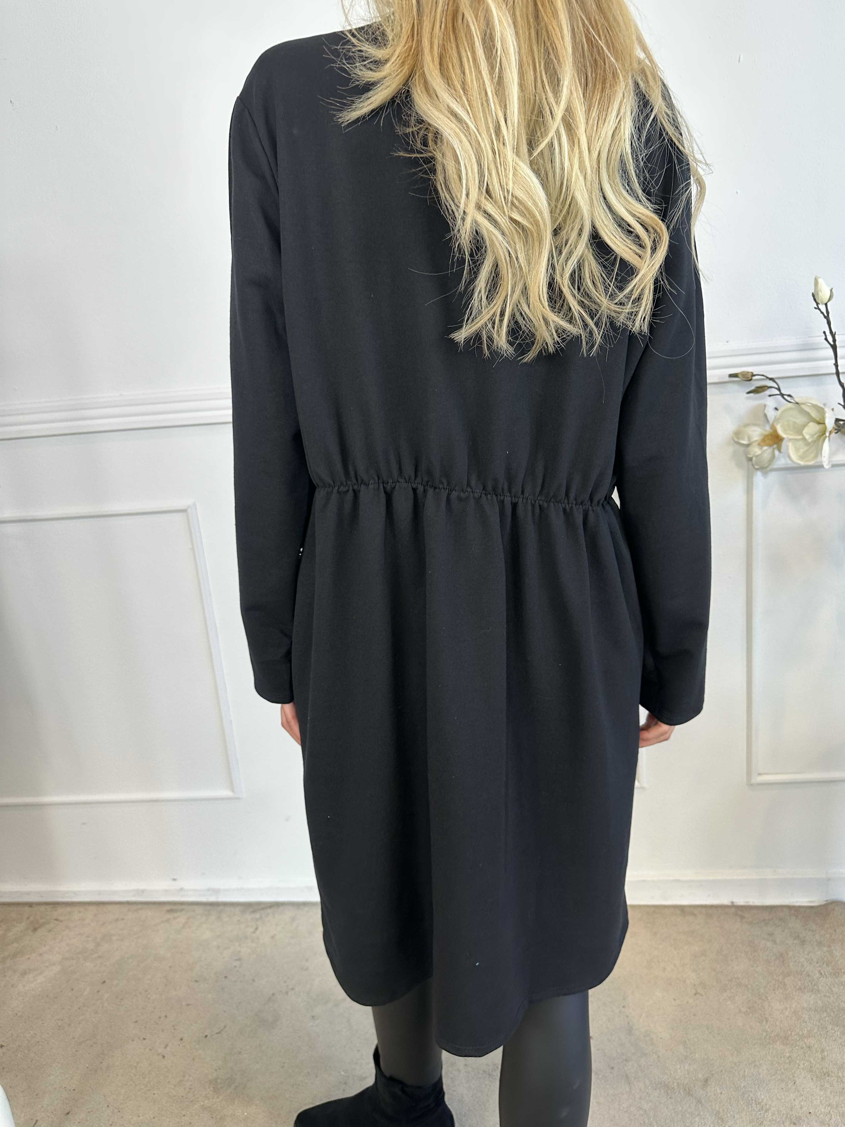 Micha - Klänning i bomull utsmyckad med paljetter